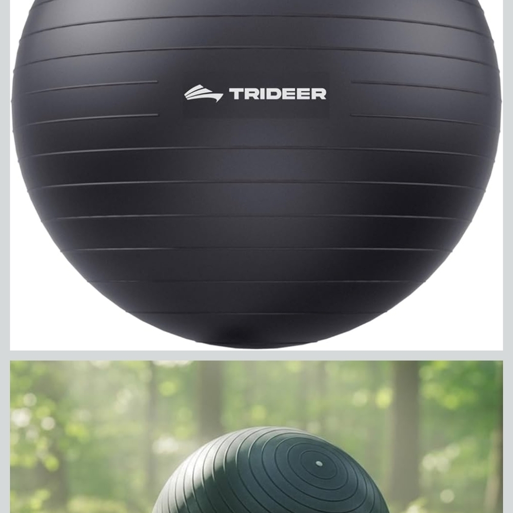 Black Exercise Ball